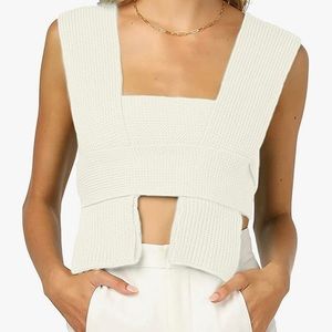 Knitted Crop Wrap Top